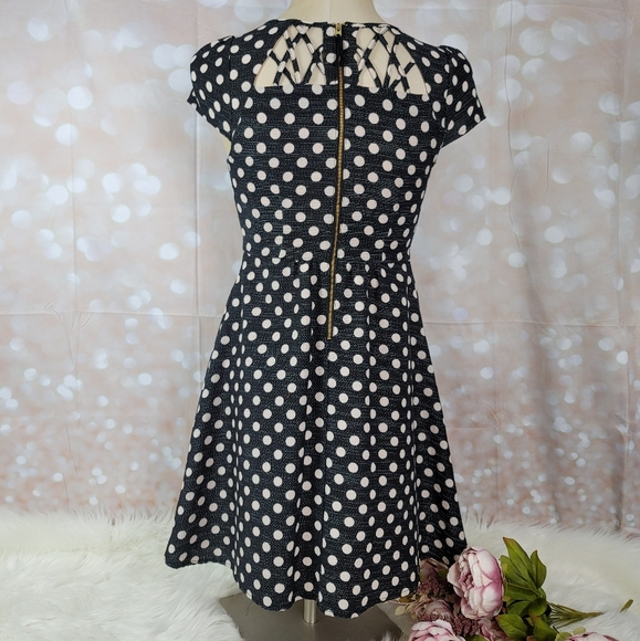 Anthropologie Maeve Nikola Polka Dot Retro Style Dress ASO As Seen On Glee Quinn - Picture 6 of 16